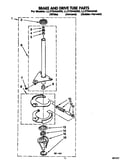 Brake and drive tube