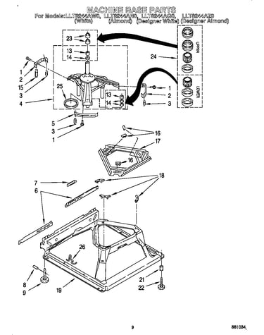 Machine base