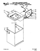 Top and cabinet