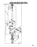 Brake and drive tube