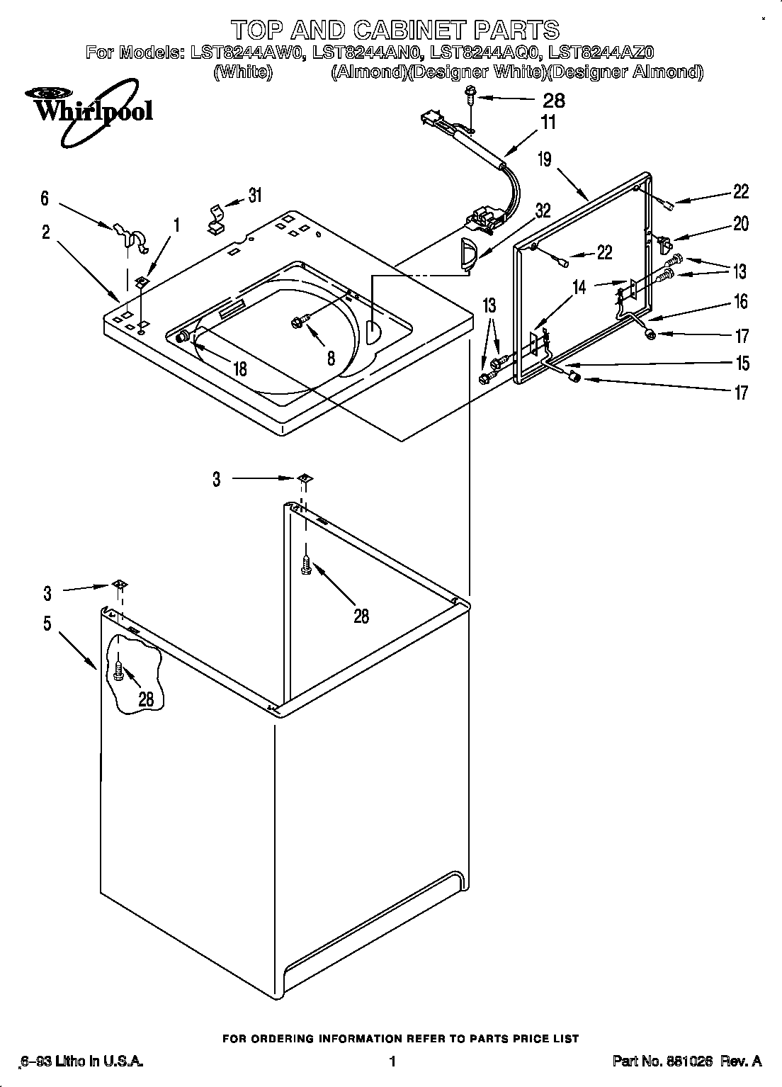 TOP AND CABINET