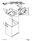 Top and cabinet