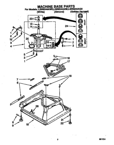 Machine base