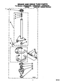 Brake and drive tube