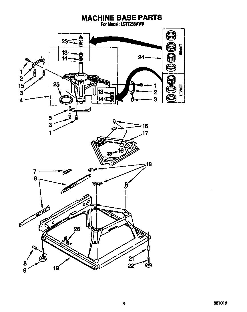 Machine base