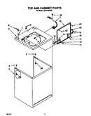 Top and cabinet