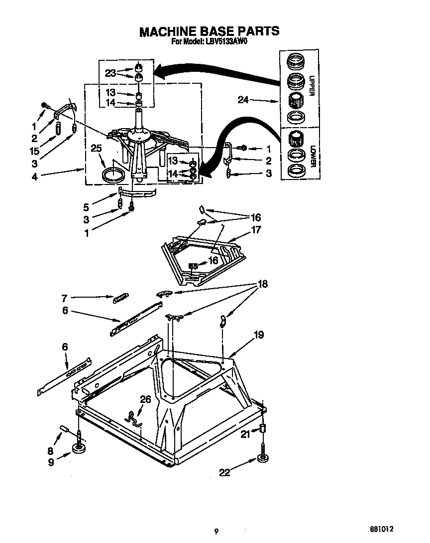 Machine base