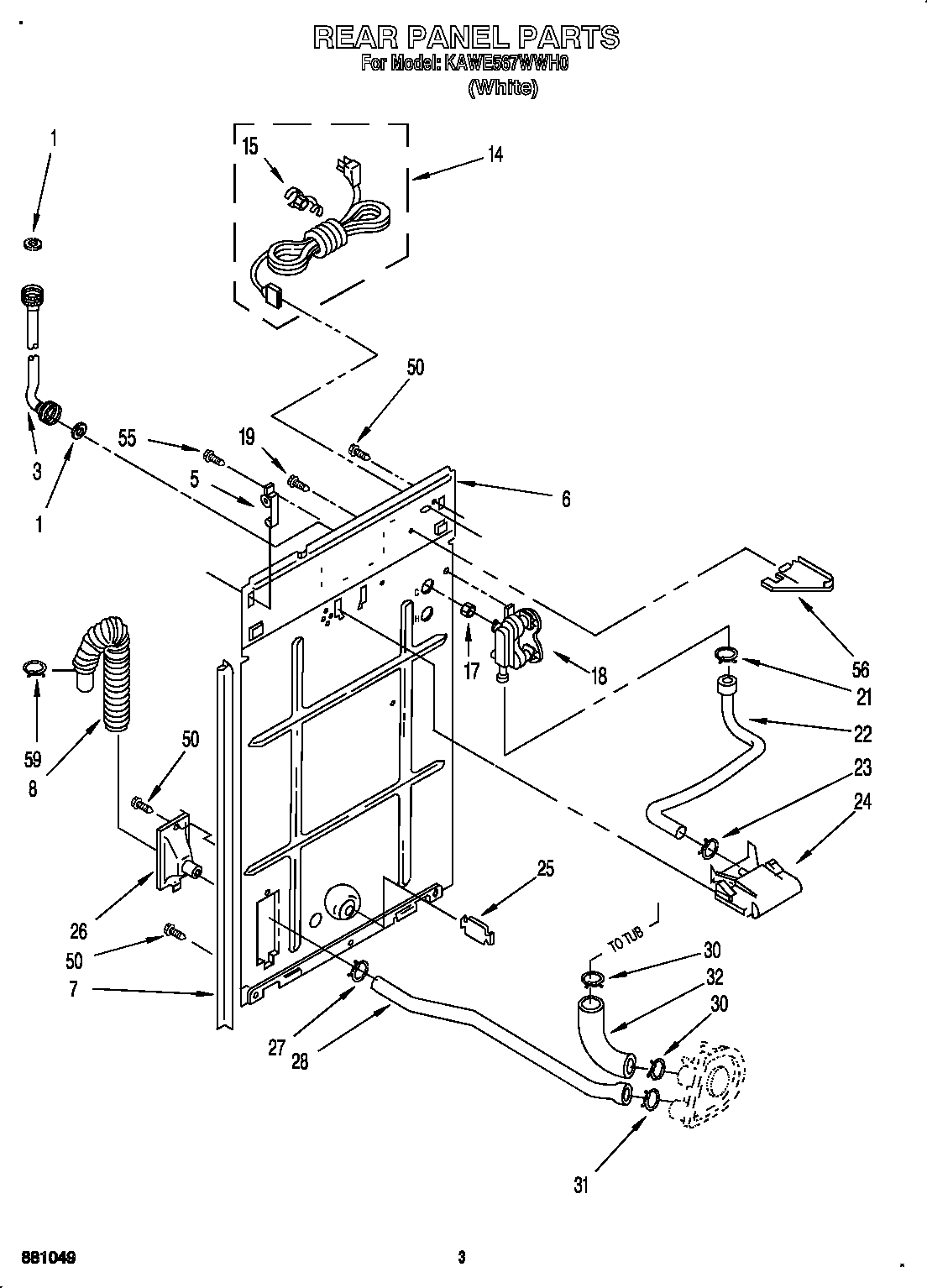 Rear panel