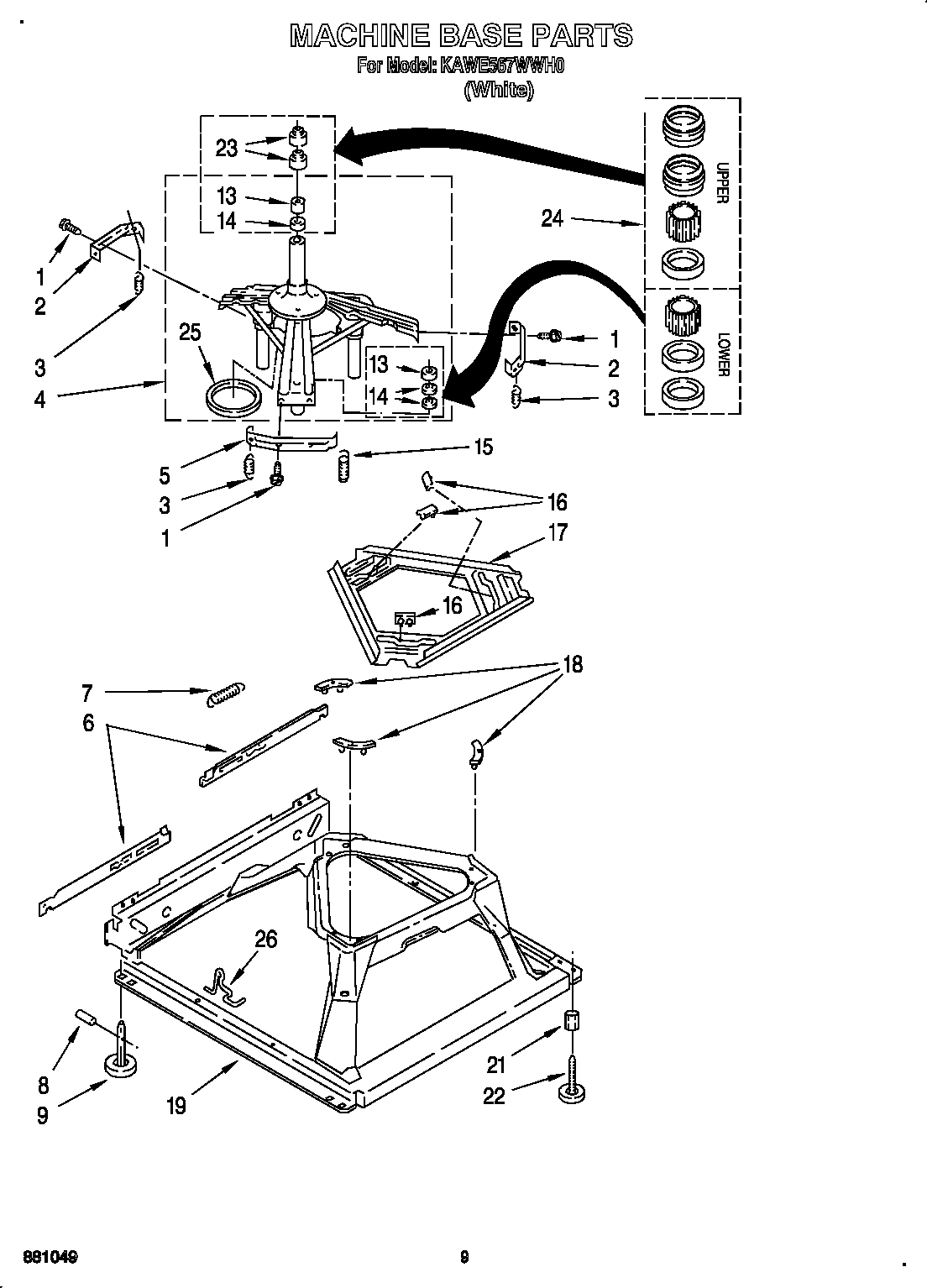 Machine base