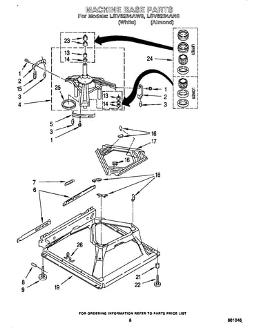 Machine base