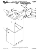Top and cabinet