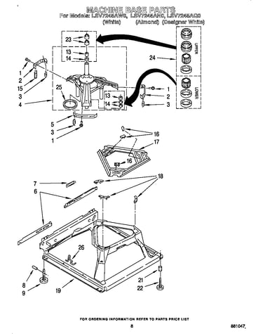 Machine base