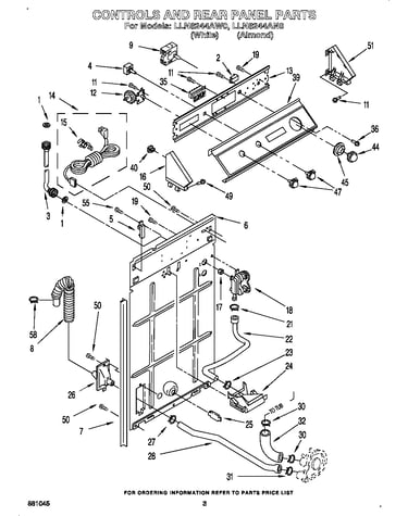 Controls and rear panel
