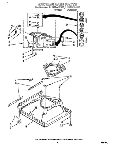 Machine base