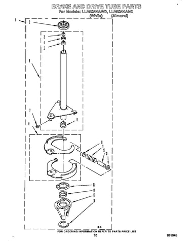 Brake and drive tube