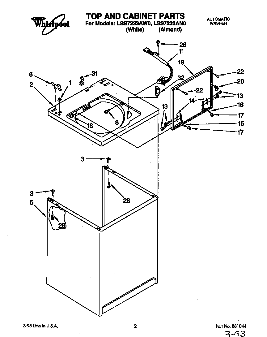 TOP AND CABINET