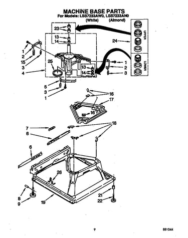 Machine base