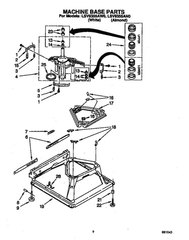 Machine base
