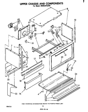 Upper chassis and components