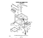 Whirlpool RM278PXL0 cabinet and stirrer diagram