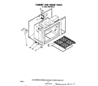 Whirlpool RM278PXL0 cabinet and hinge diagram