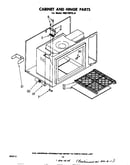 Cabinet and hinge