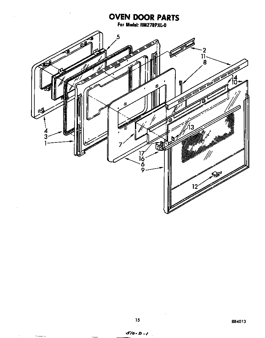 Oven door