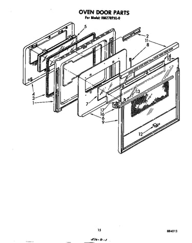 Oven door