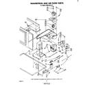 Whirlpool RM235PXL0 magnetron and air flow diagram