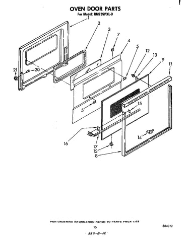 Oven door