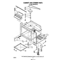 Whirlpool RM275PXL0 cabinet and stirrer diagram
