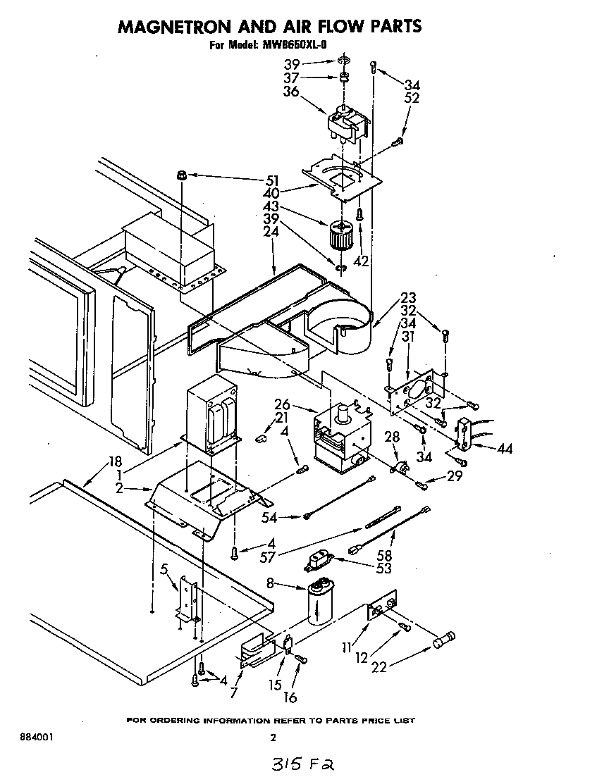 Magnetron and air flow