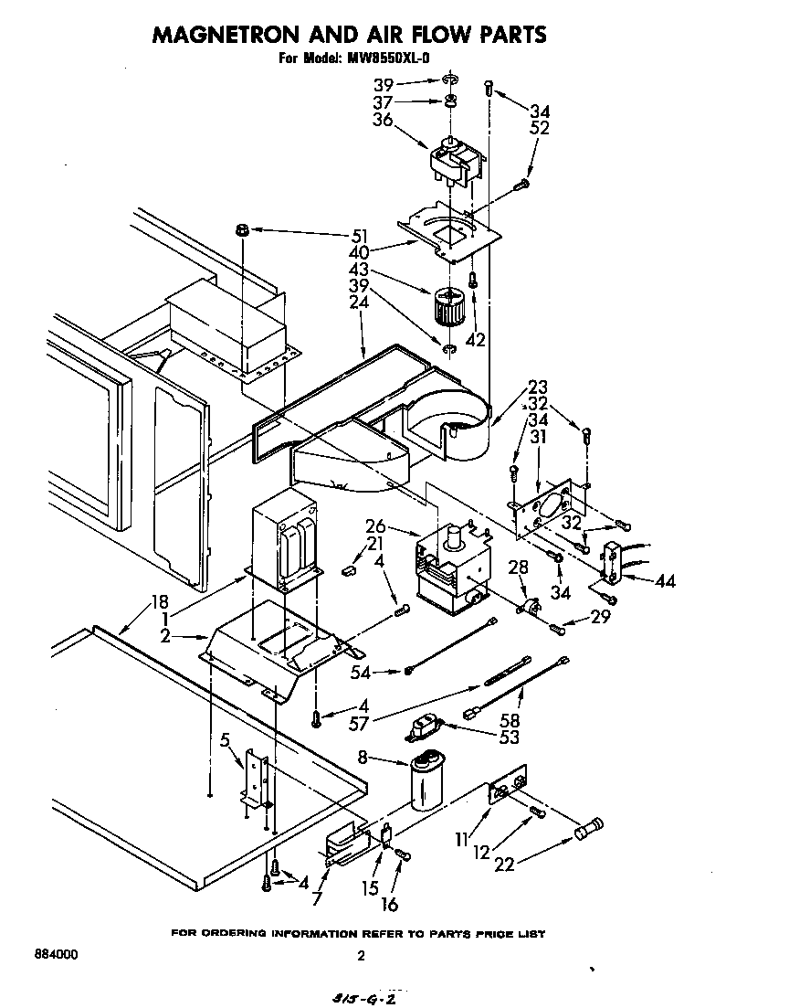 Magnetron and air flow