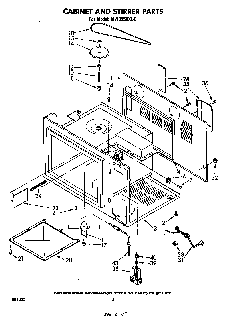 Cabinet and stirrer