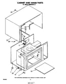 Cabinet and hinge