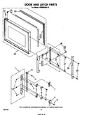 Door and latch