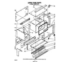 Whirlpool RE960PXKW2 upper oven diagram