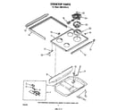 Whirlpool RM973PXLT2 cook top diagram