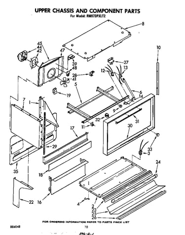 Upper chassis and component