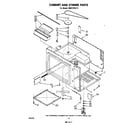 Whirlpool RM973PXLT2 cabinet and stirrer diagram