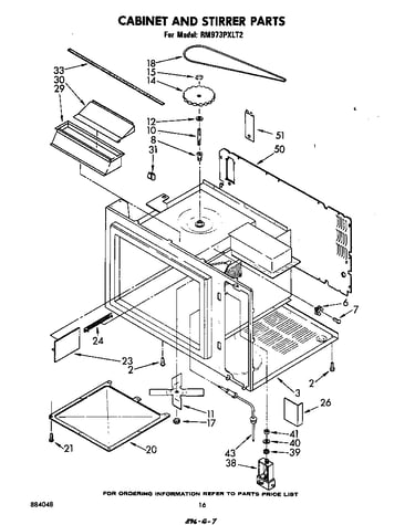 Cabinet and stirrer