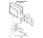 Whirlpool RM973PXLT2 door and latch diagram
