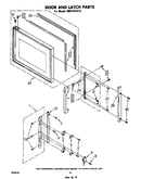 Door and latch