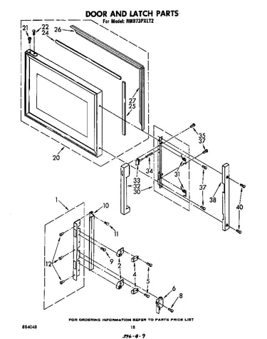 Door and latch