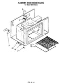 Cabinet and hinge