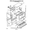 Whirlpool RM975PXLW2 upper chassis and component diagram