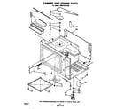 Whirlpool RM975PXLW2 cabinet and stirrer diagram