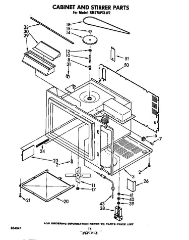 Cabinet and stirrer
