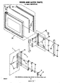 Door and latch