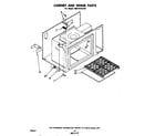 Whirlpool RM975PXLW2 cabinet and hinge diagram